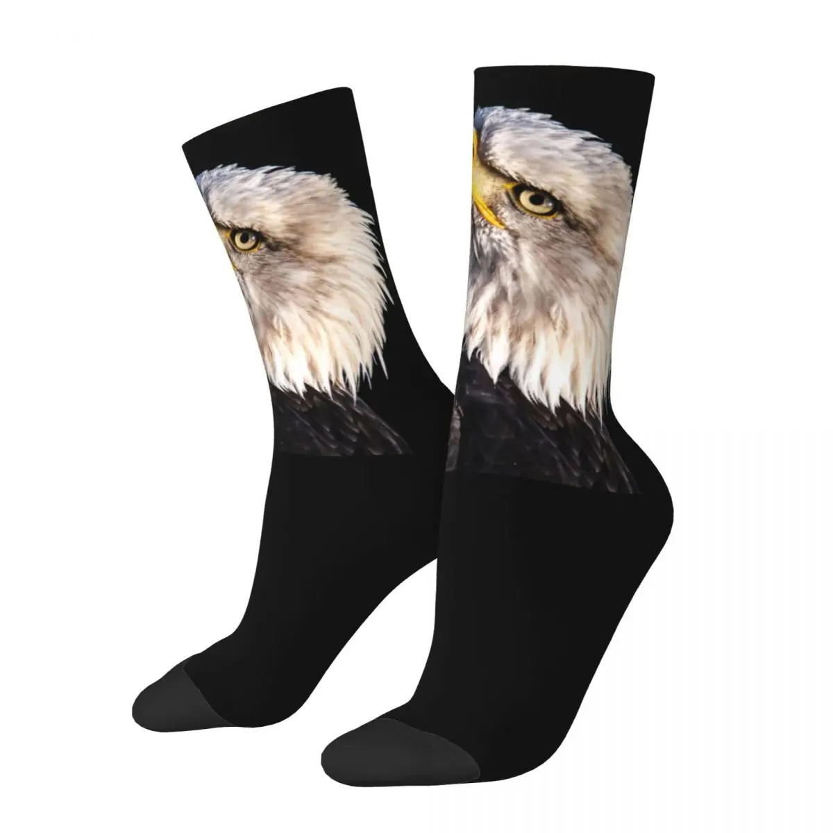 Bald Eagle Socks Majestic USA Eagle Spirit Kawaii Stockings Winter Anti Sweat Girls Socks Comfortable Design Running Socks