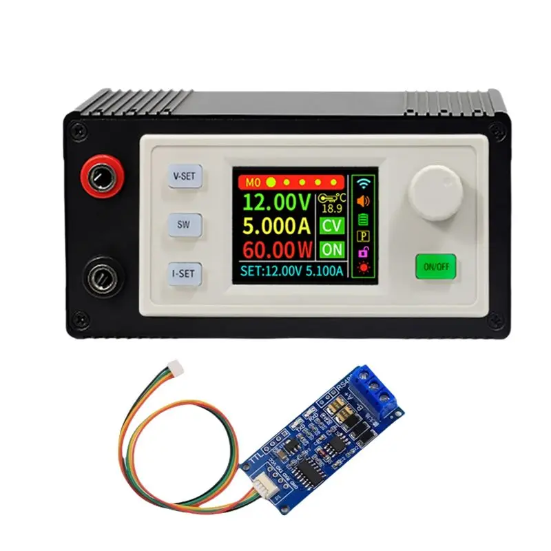 

A84X-SK120S DC Regulated Power Supply+K485X DC Buck Converter Adjustable Regulated Power Supply 7A 120W Solar Charging Module