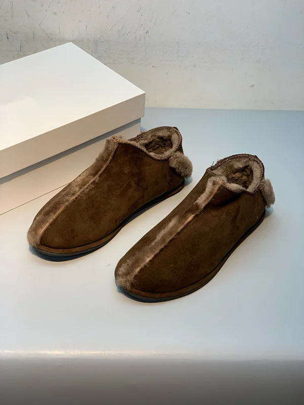 

Увядливые минималистичные женские туфли на плоской подошве из воловьей кожи, зимняя домашняя обувь, винтажная повседневная обувь, женские лоферы без шнуровки