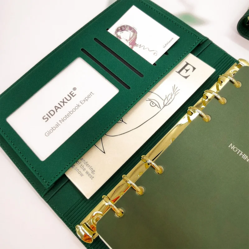 2025customized.Colorful PU Leather Notebook and Pen Business Meeting Record Exhibitions Souvenir with Custom