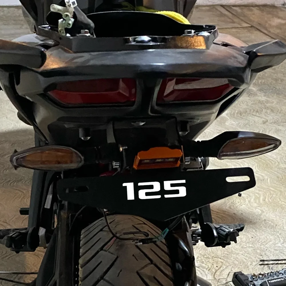 

LED Light Tail Tidy License Plate Holder Motorcycle Accessories Rear License Plate For KTM DUEK 125 250 390 2017-2021 Duke390