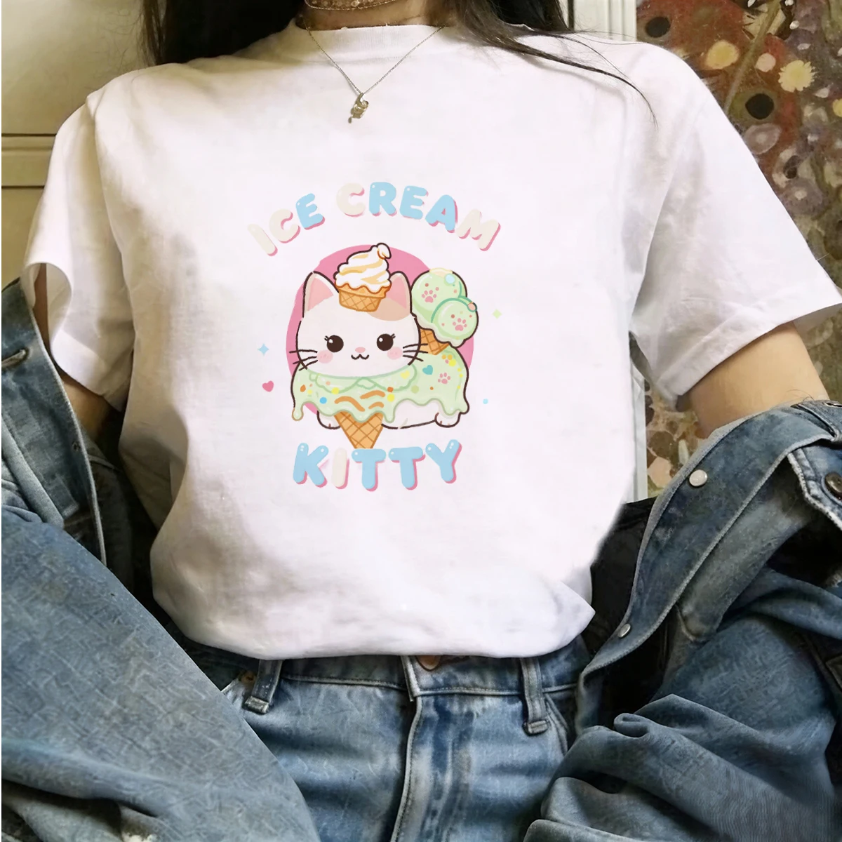 T-Shirts Leaf Point Autumn For - Street Fashion Co ulasan dan harga