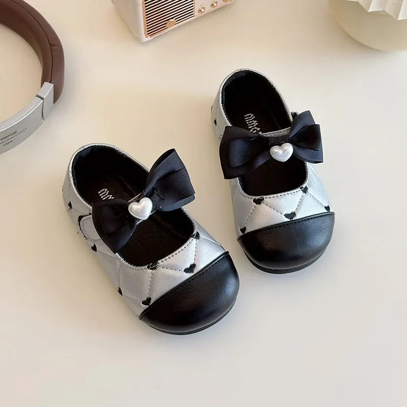 

New Small Fragrance Shoes Girly Princess Shoes Pair Shoes Flat Comfort Shoes Ribbon Girls Casual Shoes
