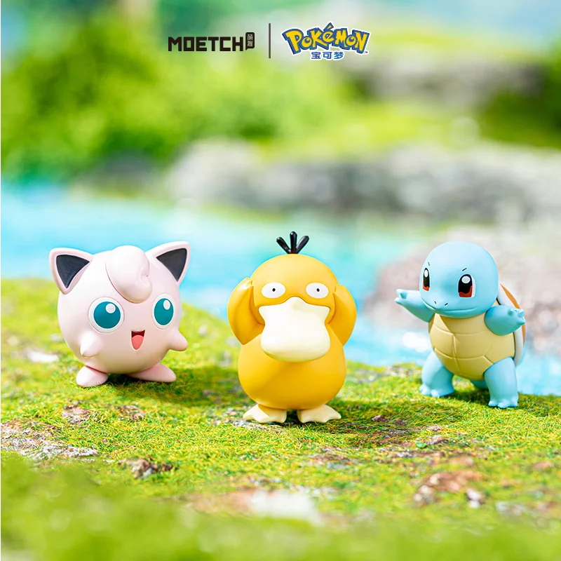 

Pokemon Pikachu Blind Box Plush Doll Collectible Toy Figure Cuddly Fat Duck Wry Frog Little Fire Dragon Befriending Soft Stuff