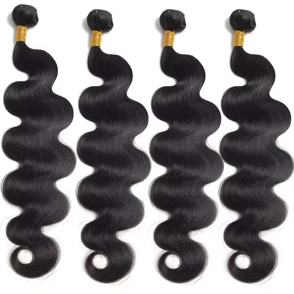 Brazilian Body Wave Human Hair Bundles Natural Hair Weave 1/3/4 Bundles 100% Human Hair Wigs Remy Hair Extensions BPHW Hair