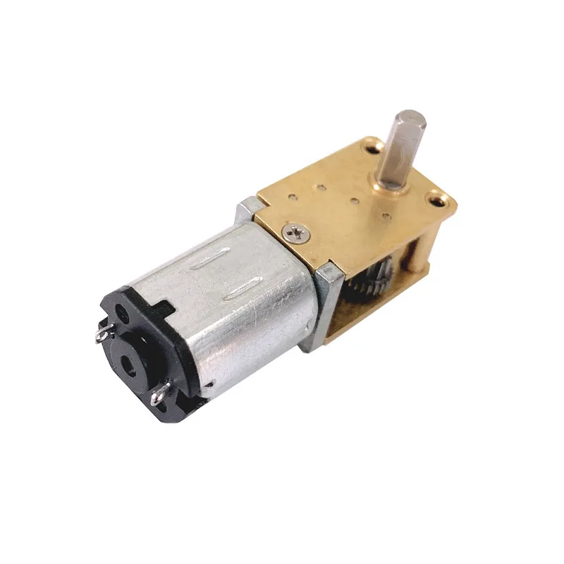 GA12-N20 Deceleration Motor 12V6V3V Horizontal Turbine Worm Miniature DC Motor Self-locking Small Motor