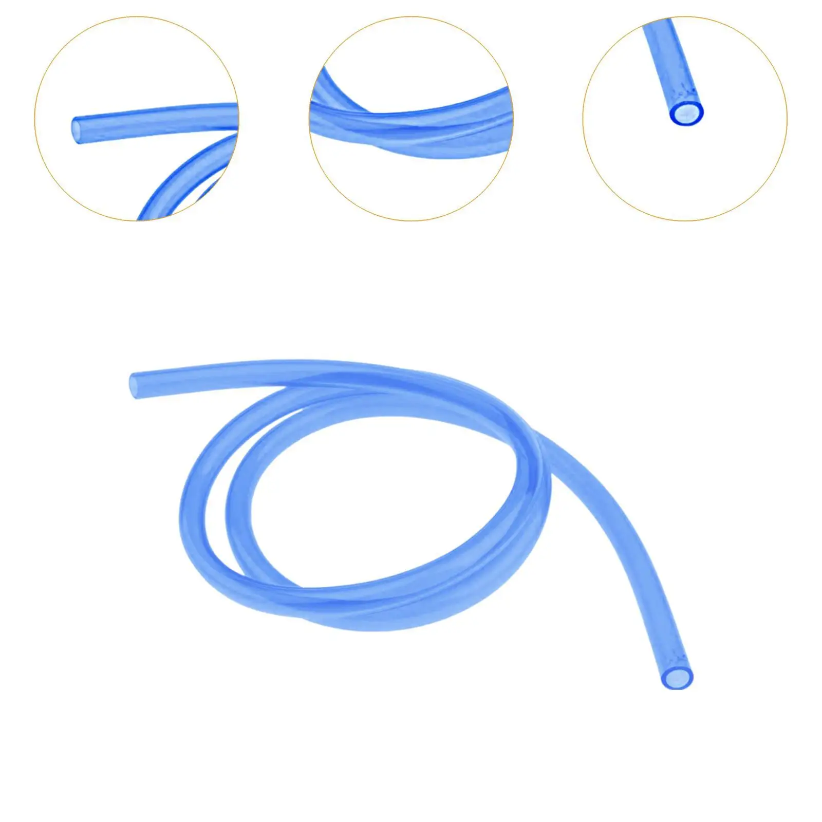 Hydration Drink Tube Blue Transparent Non Kinking Universally Length 39.37inch Hydration Backpack Water Bottle Hose Pipe Outdoor