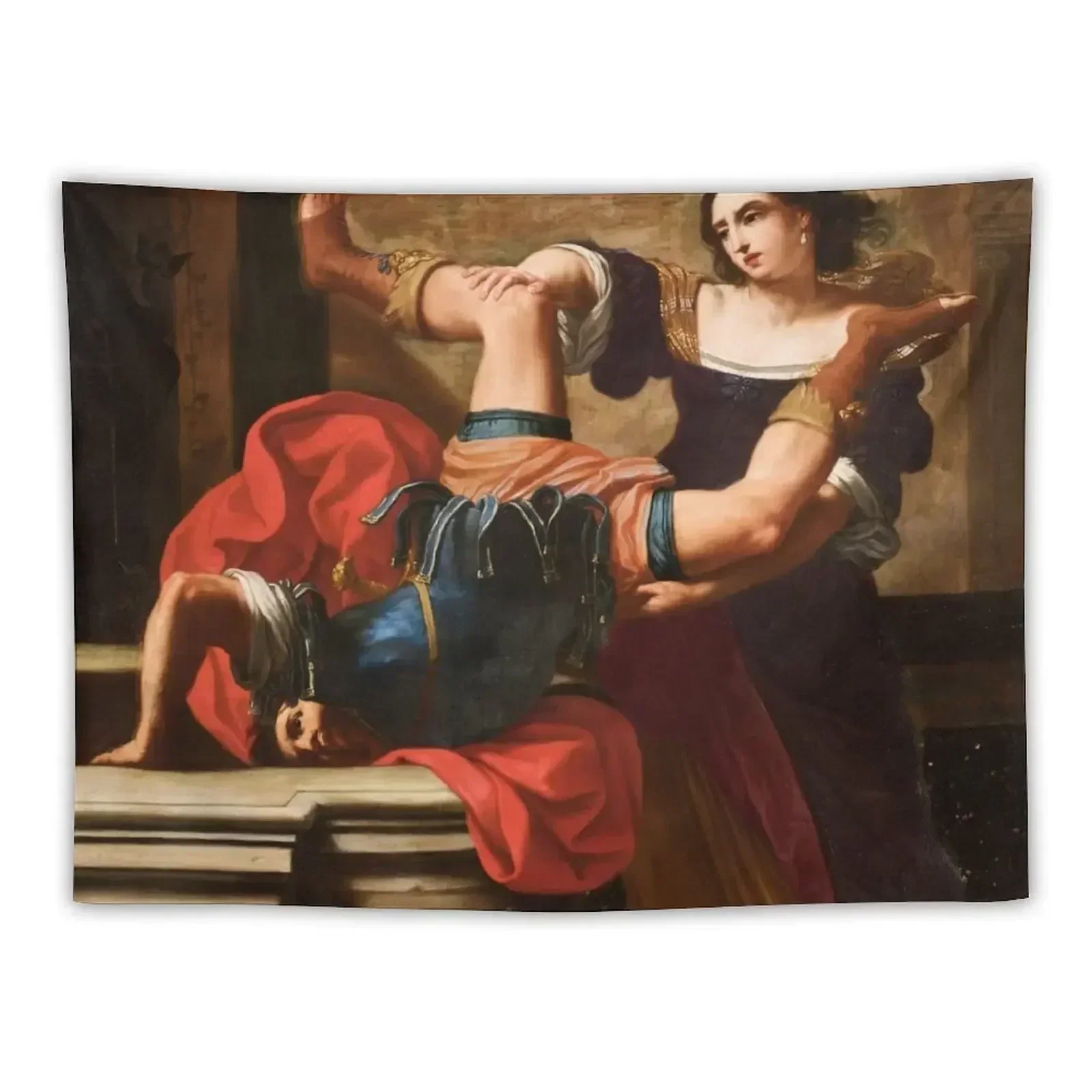 Timoclea - Elisabetta Sirani Tapestry Room Aesthetic Decor Kawaii Room Decor Tapestry