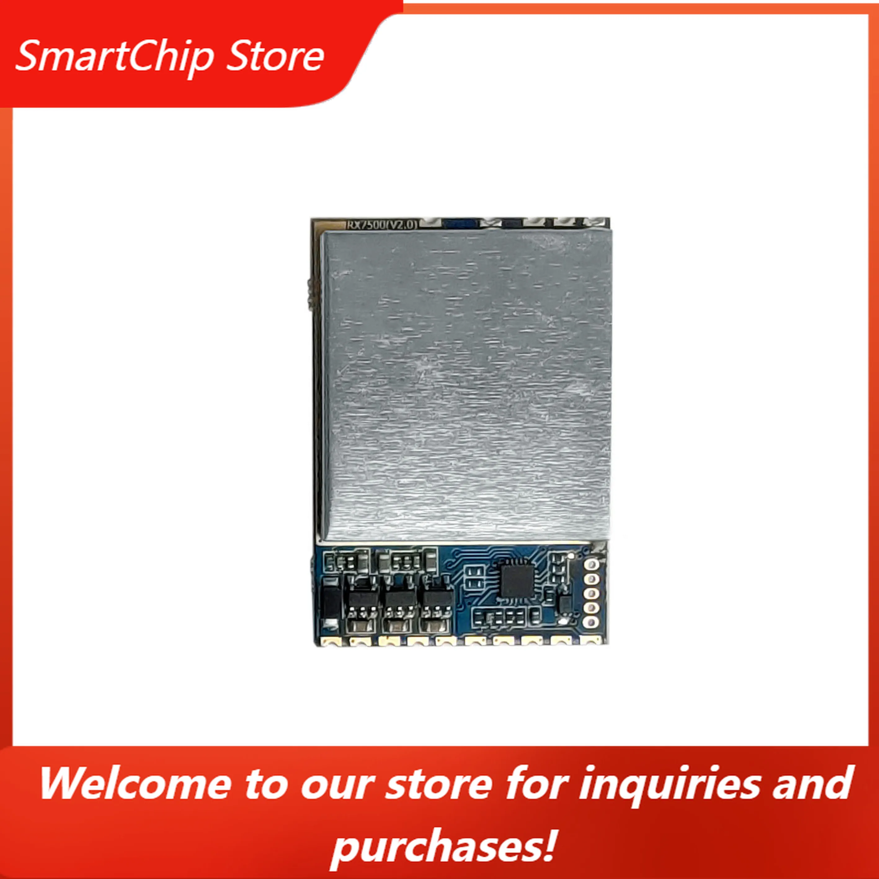 SmartChipRCMOY 7.2GHz Video Receiver Module RX7500 6000~7500MHz 6SPI Signal Level 3.3V, Up To 100K Rate For RC Model PartsSC