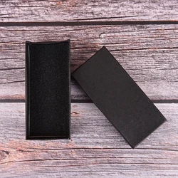 1Pc Universal Black Cardboard Watch Organizer Storage Holder Box Watches Packaging Case Birthday Gift Box