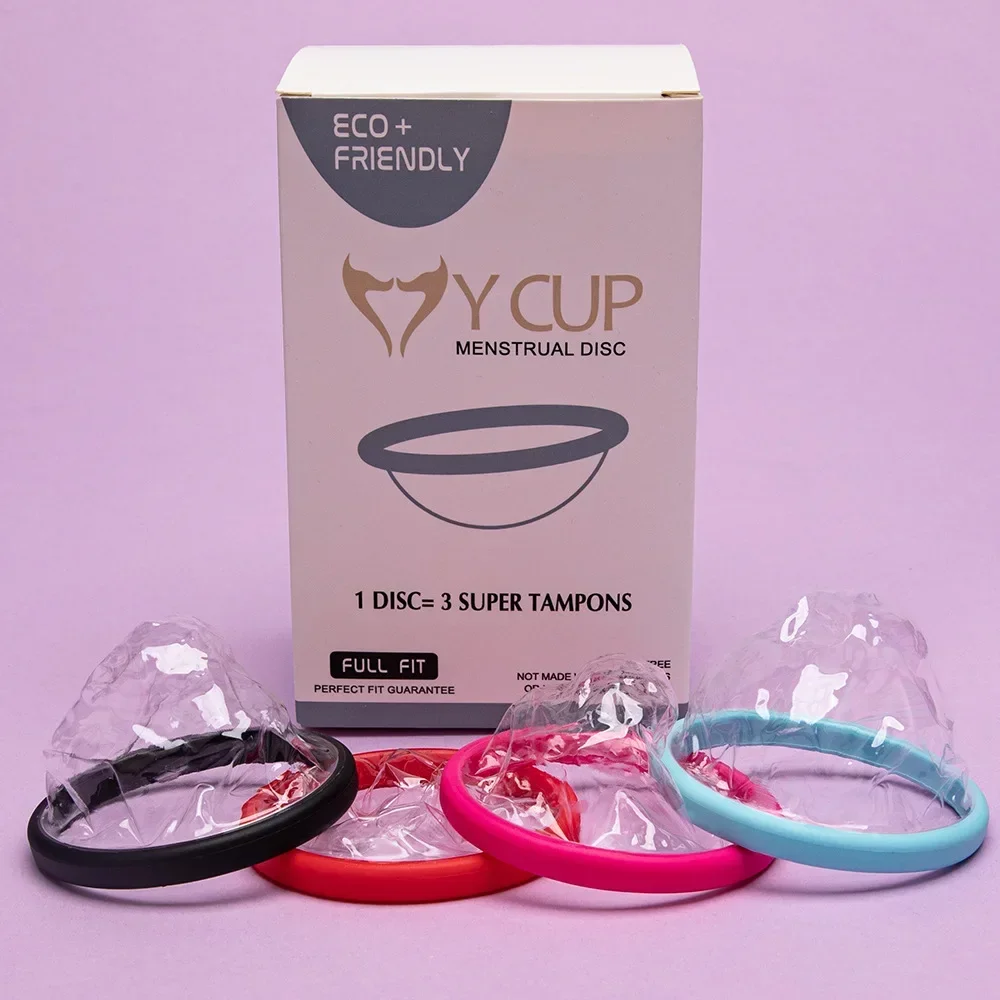 Silicone Disposable Menstrual Disc Disposable Menstrual Ring Women's Menstruall Cycle Replacement Cup Personal Health Care