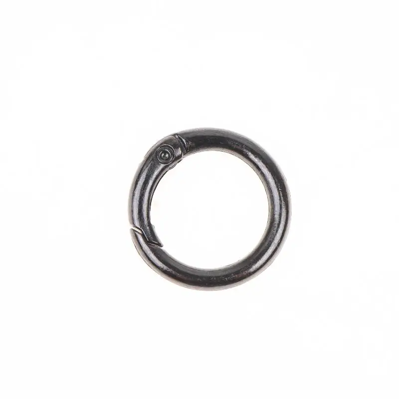 10 Stück 20/24/26/30MM Metall-Federverschlüsse Karabinerhaken Handtaschenverschluss Zinklegierung Schlüsselring Schnappverschluss O-Ring Campingverschluss – Detail 12