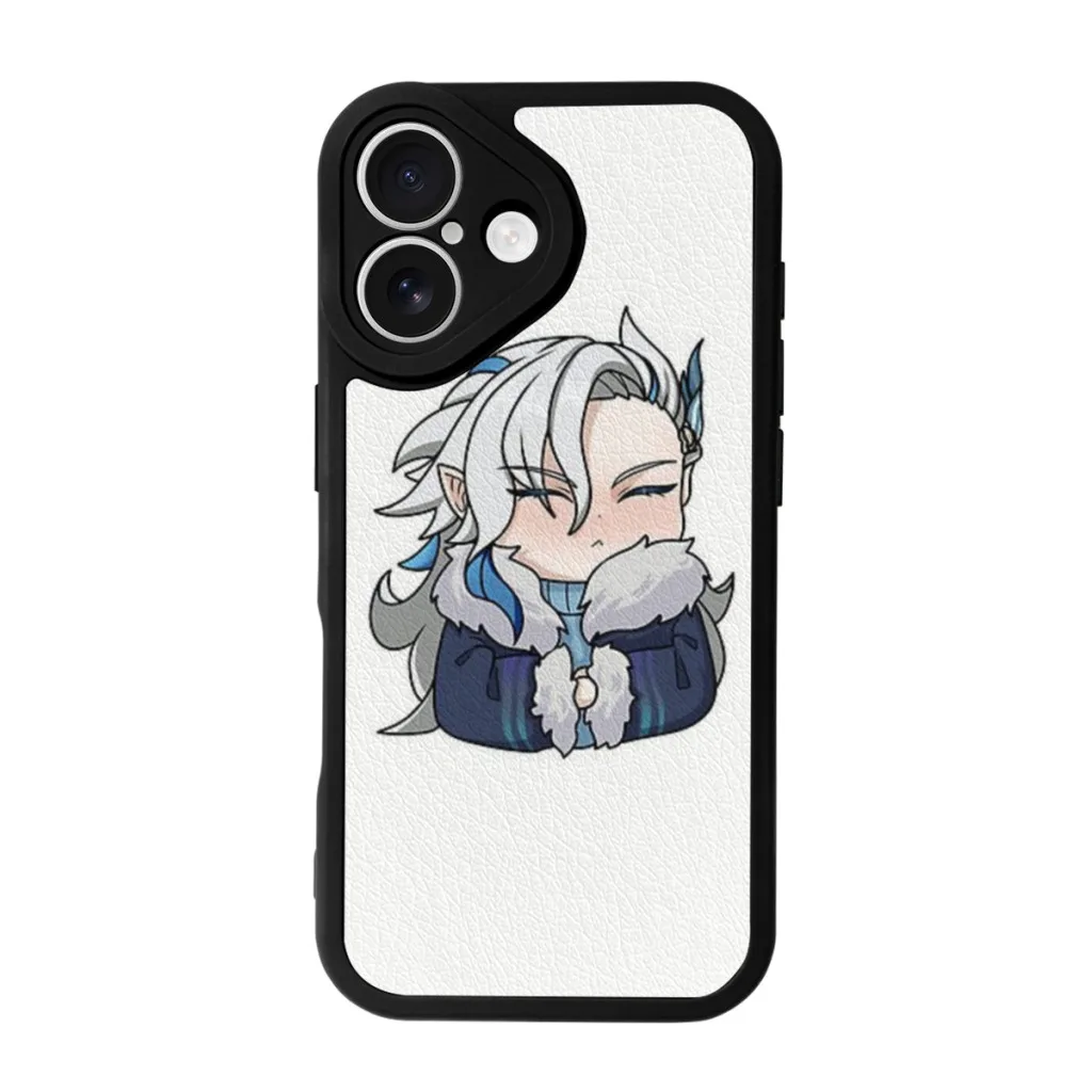 

Winter Neuvillette (Genshin Impact) Phone Case For iPhone 16 Pro Max Silicone Skin Case