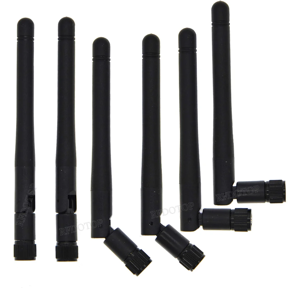 50Pcs/Lot 2.4GHz 3dBi WiFi Antenna Aerial SMA/RP-SMA Male Connector Wifi Antenna For Wireless Router Antennas
