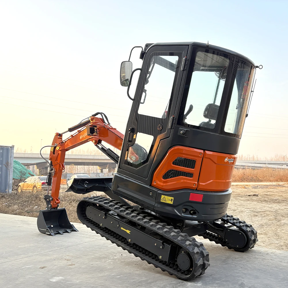 Customizable Multifunction 25 Ton Mini Excavator Kubota EPA Certified Diesel Engine Farm Trenching