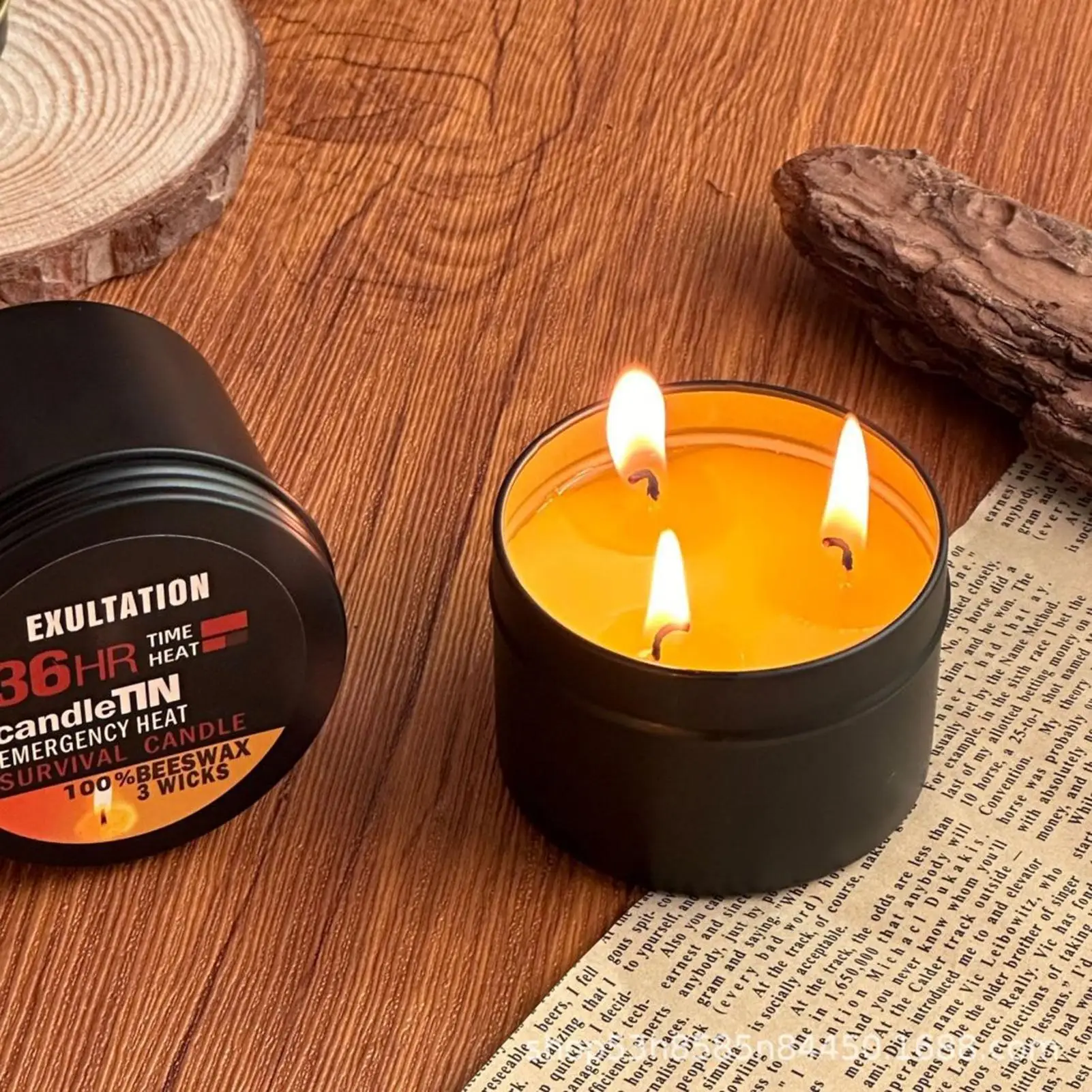 Velas de queda de energia velas sem perfume com jarra 36 horas de queima longa lâmpada de 3 watts para atividades ao ar livre em casa sobrevivência pesca