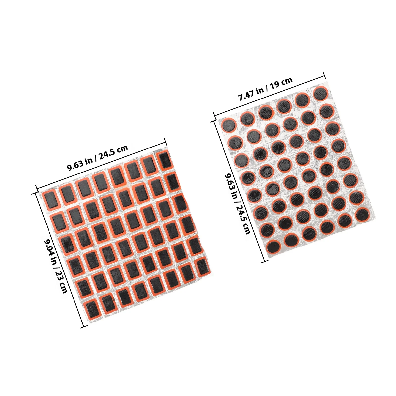 2 ورقة الدراجة التصحيح طقم تصليح دائم الطريق دراجة جبلية الإطارات التصحيح أداة سريعة لا الغراء الأنبوب الداخلي إصلاح بقع المحمولة #3
