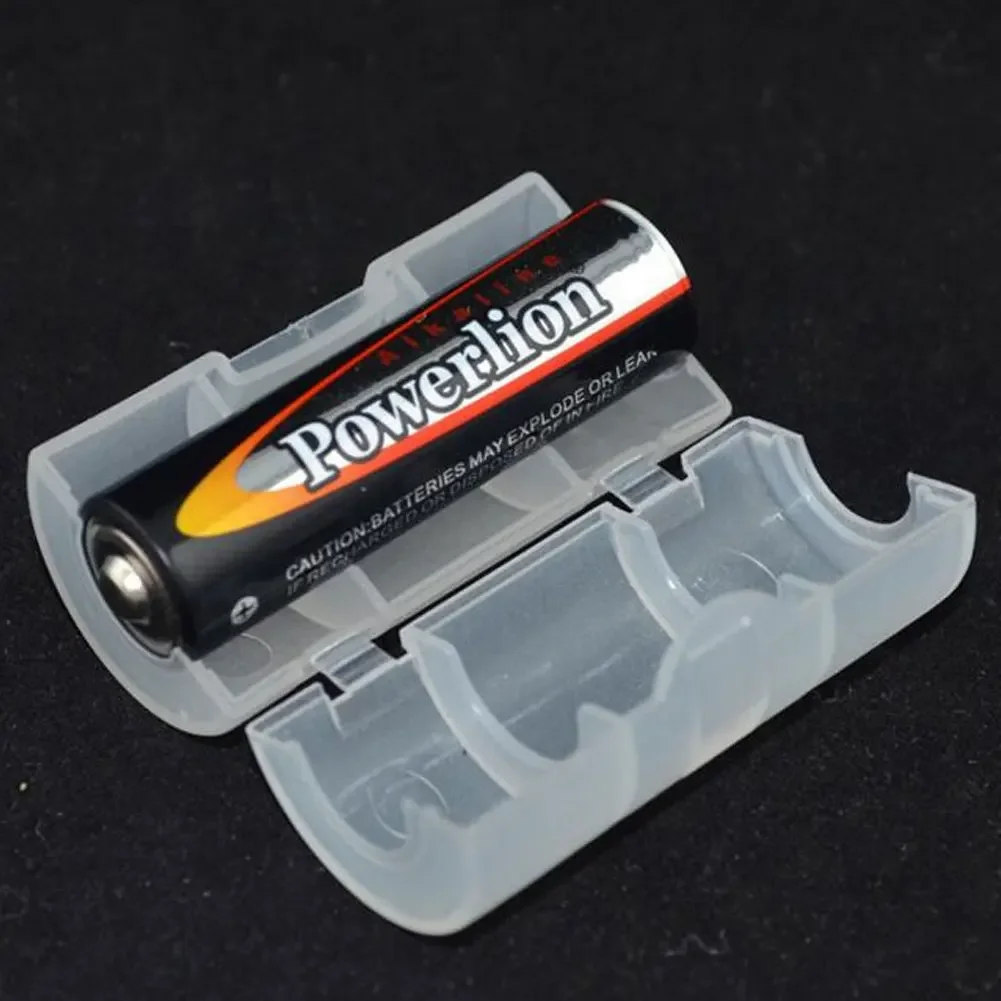 2/4Pcs AA to C Battery Adaptor Holder Case