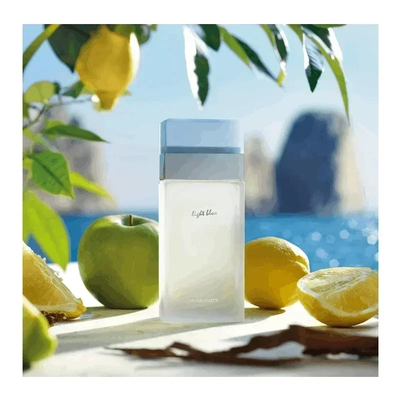 100 مل أزرق فاتح أو دي تواليت - حمضيات زهور طازجة للجنسين 3.4 أونصة / 100 مل عطر عطر أزرق فاتح هدايا EDT للسيدات