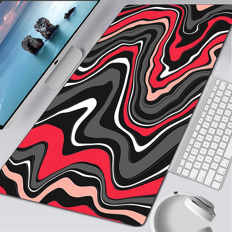 Large Mouse Pad Strata Liquid Gaming Desk Protector Deskmat Xxl Mousepad Gamer Keyboard Mat Pc Accessories Cute Anime Mause Pads