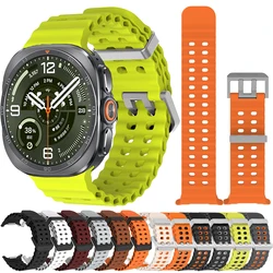 Marine Band For Samsung Galaxy Watch Ultra2 2026 Sports Silicone Strap Bracelet Samsung Galaxy Ultra 47mm Watchband Accessories