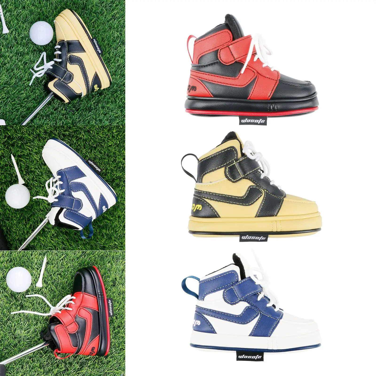 

Головные уборы для гольфа, головные уборы для клюшек, кожаные головные уборы для гольфа для всех