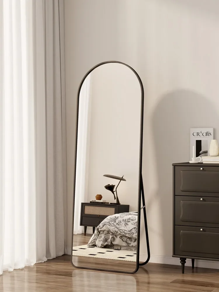 Wall-mounted household full-length mirror explosion-proof dressing bedroom hanging dual-purpose high definition full-length