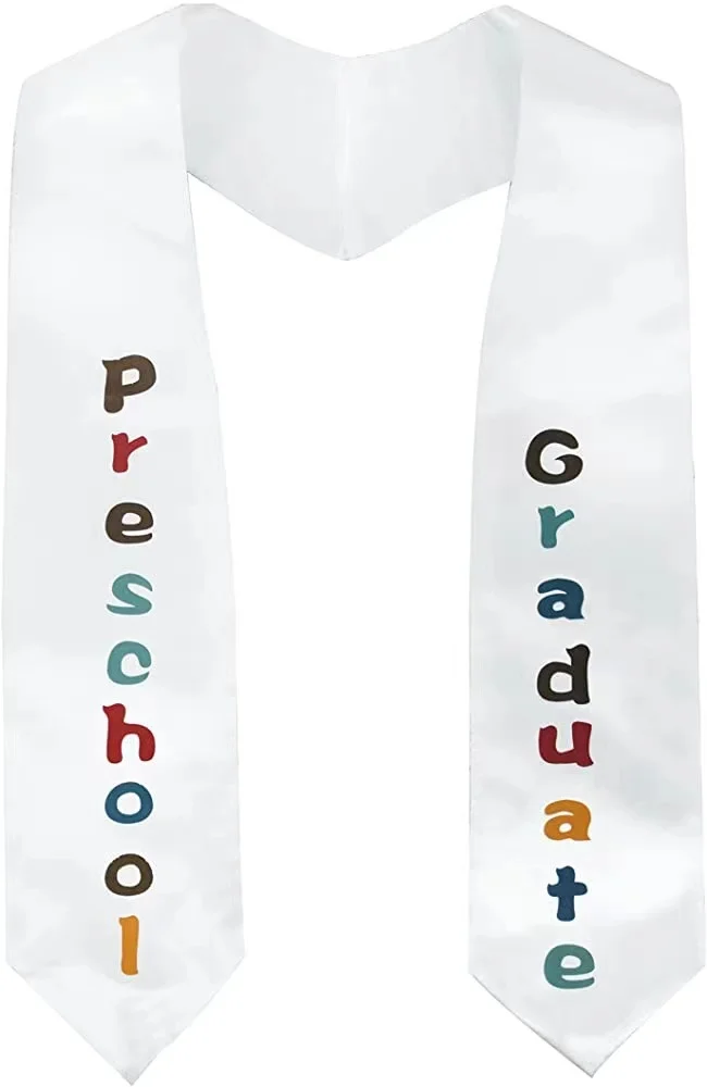 Free Shipping 20pcs/Lot 60 Inches New Grad Kid Student Logo Printing Sublimation Blanks Child Graduation Stoles