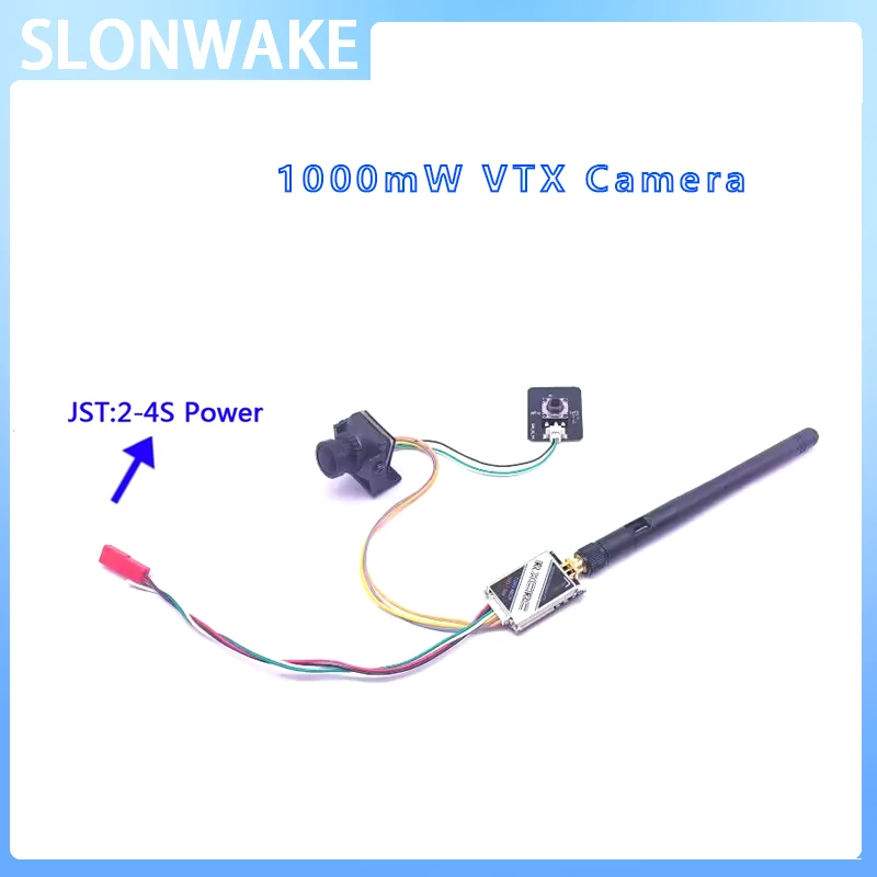 Ready to use 5.8G  FPV 3-inch mini Monitor 480*272 with 1000mW VTX Transmitter and CMOS  1200TVL FPV Camera for RC Playing Part