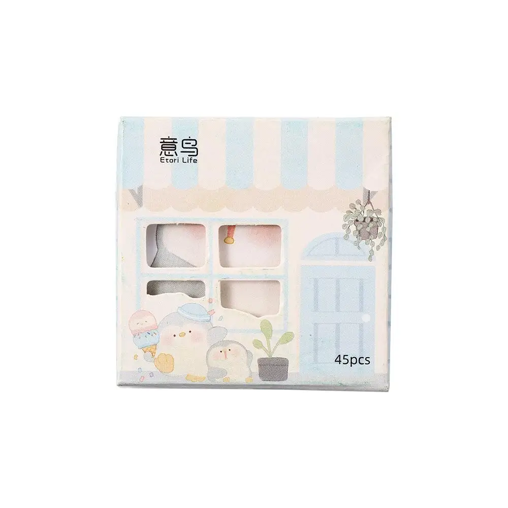 DIY наклейки с животными, школьные принадлежности, офисные наклейки для дневника, корейские канцелярские принадлежности, наклейки для журнала, скрапбукинг