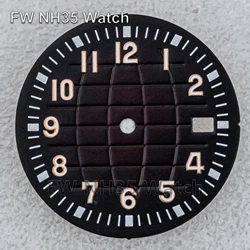 32mm Watch Dial for Modified AQUANAUT Nautilus Luminous Dial Fit NH34/35/NH36 Automatic Movement Watch Face Watch Accessories