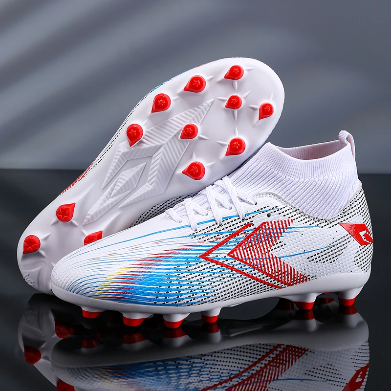 

Новые высококачественные спортивные кроссовки с сильным сцеплением, нескользящие и износостойкие, специальные футбольные бутсы для молодежи и взрослых для соревнований и тренировок