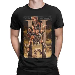 Mens Womens Aesthetic Gladiator 2 Movie Graphic T Shirt Pure Cotton Graphic Print T-Shirt Top Clothing