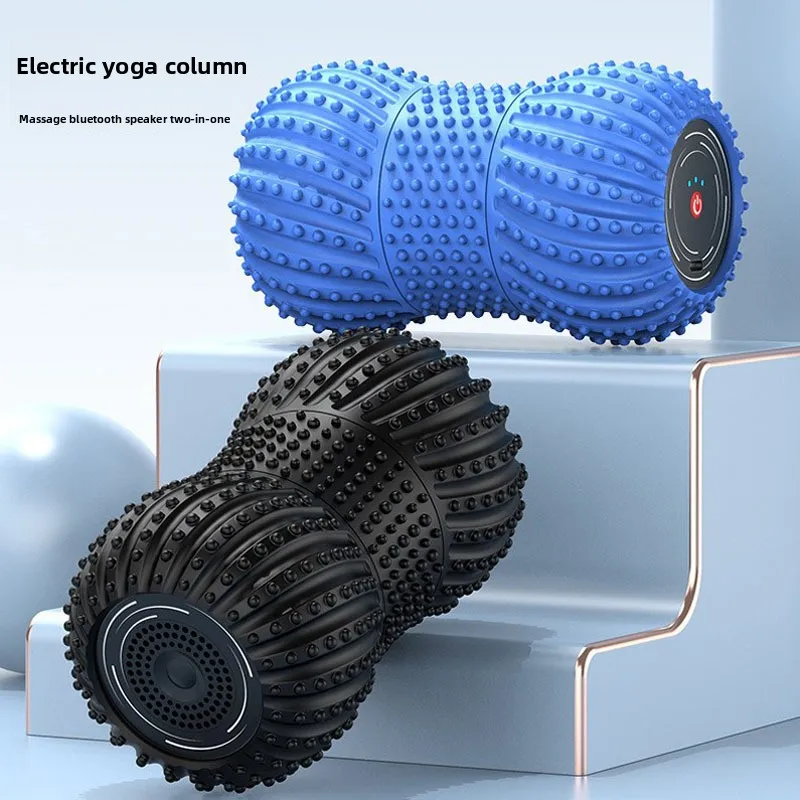 

Yoga Peanut Ball Electric Fascia Fitness Roller Vibration Massage Shoulder Neck Waist Leg Muscles Relaxation Connect Bluetooth