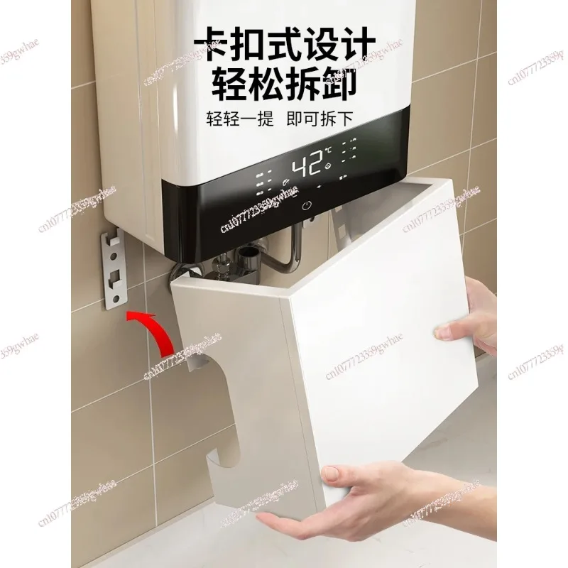 

Wall-mounted Water Heater Shield Cover, Magnetic Gas Pipe, Decorative Hole Board, Kitchen Natural Gas, Ugly Cabinet Shelf