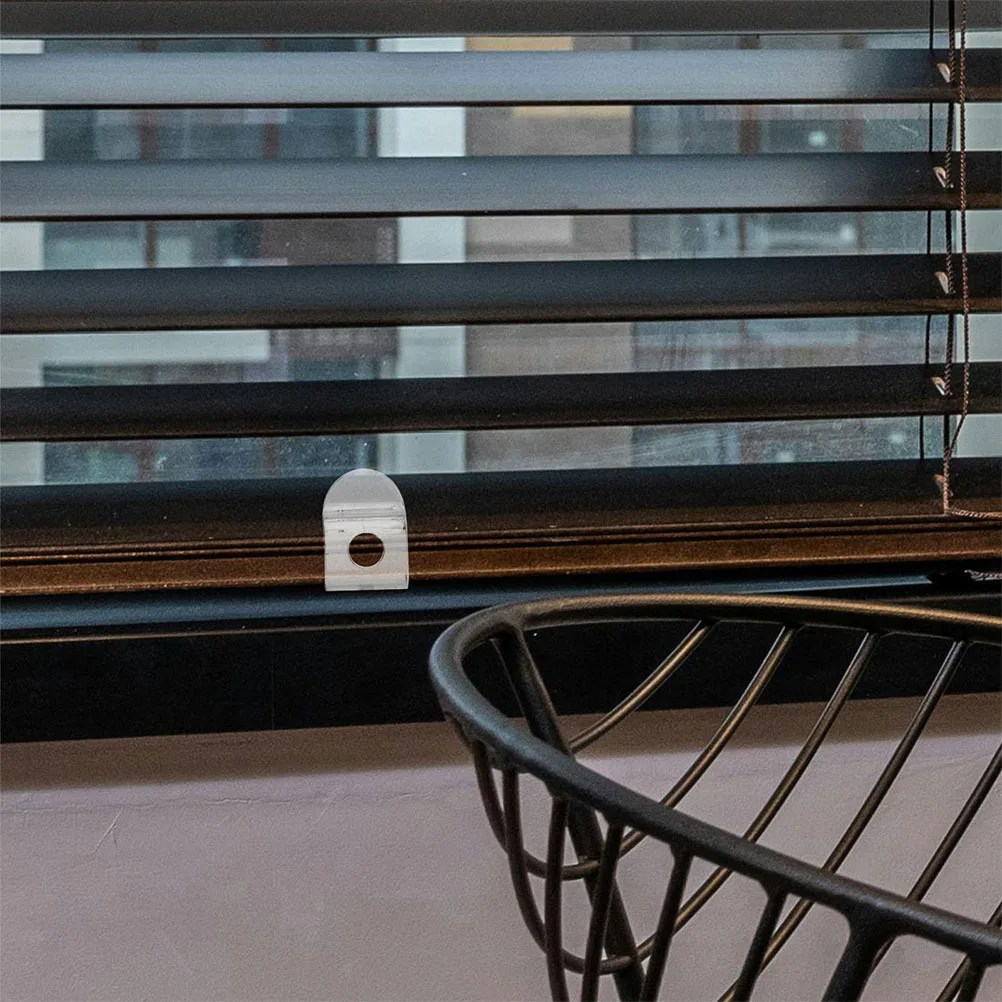 6 قطع من مقابض الظل الدوارة اللاسلكية من البلاستيك الشفاف غير القابل للكسر للستائر سهلة الاستخدام وإكسسوارات المنزل الحديثة