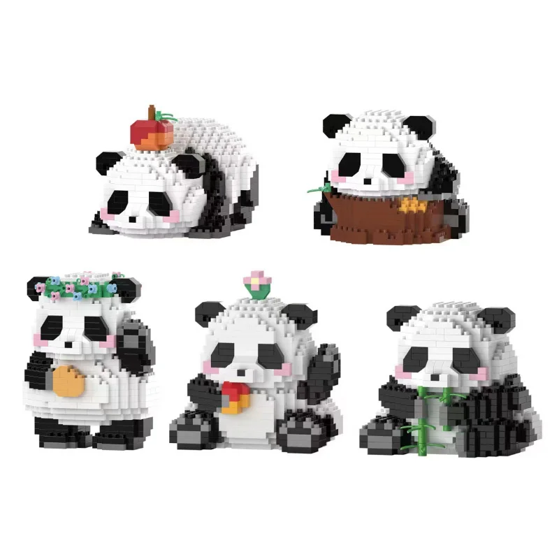 

Idea Lovely Animal Nanobricks Micro Diamond Block Panda Construction Brick Model Educational Toy For Kid Gift Desktop Decoration