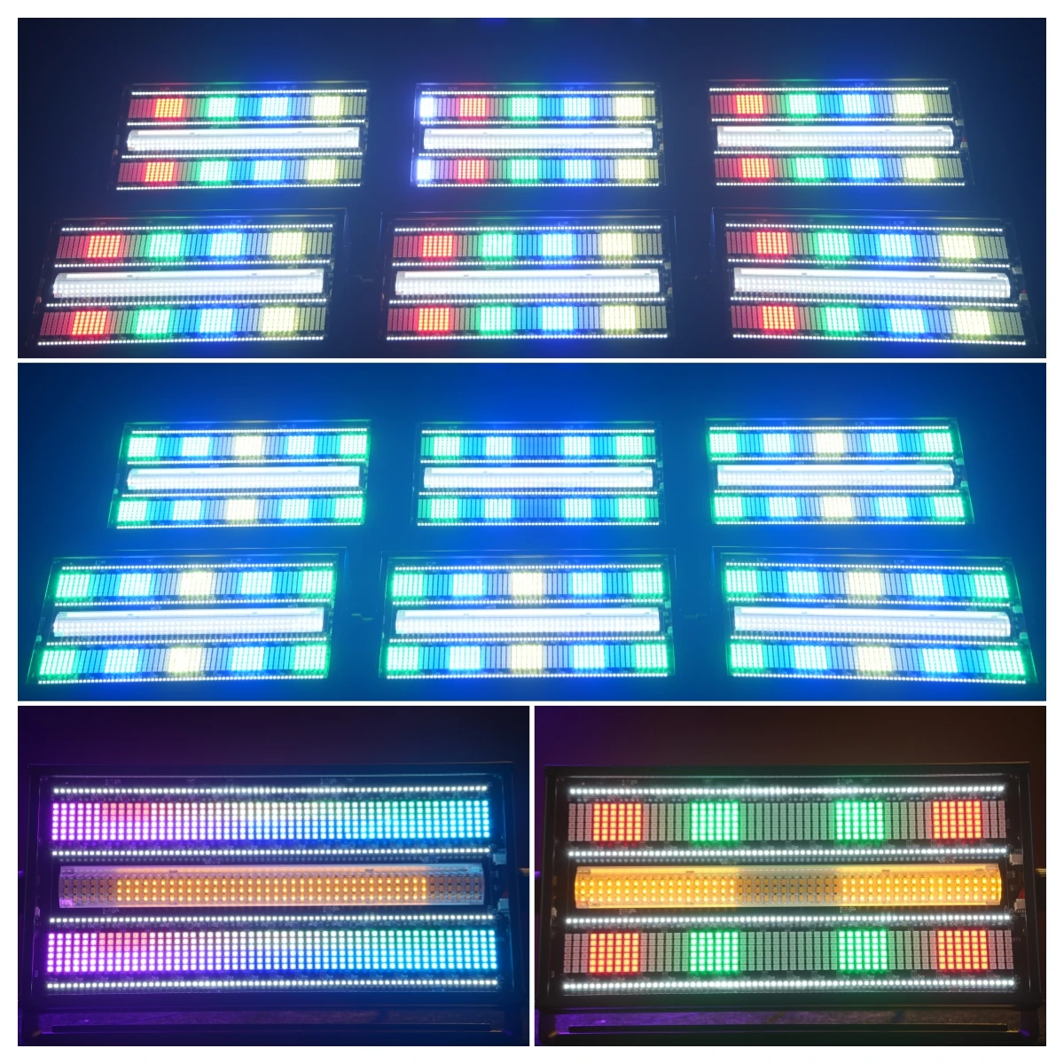 400W LED RGBW & Kaltweiß/Warmweiß 5in1 120 Zonen Stroboskoplicht Wascheffekt Bühnenbeleuchtung Party DJ Disco Indoor Club Bar – Detail 7
