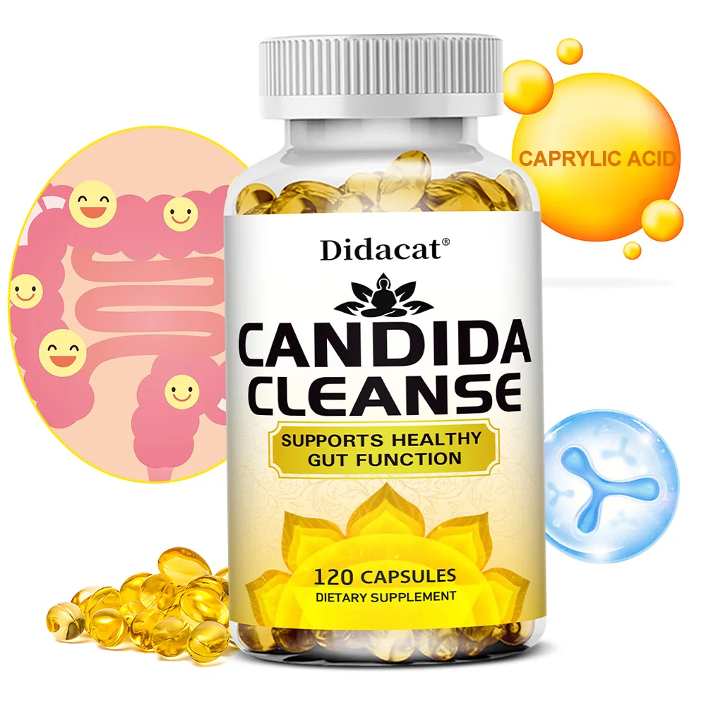 Candida Cleanse-Contains Natural Herbs and Probiotics To Support Healthy Bowel Function and Immune Health,Suitable for Unisex