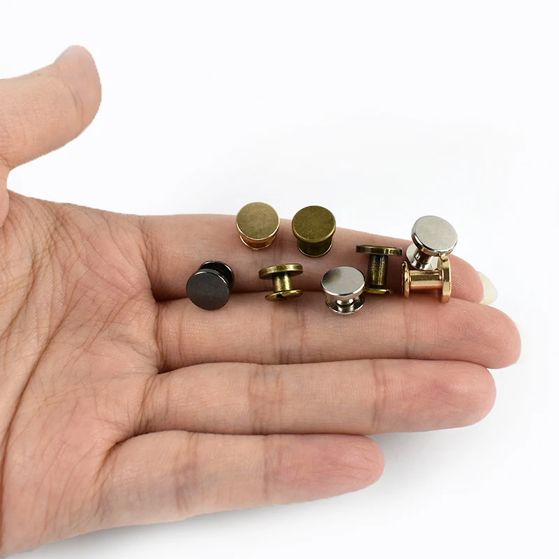 

10-50Pcs 5-8mm Metal Screw Nail Snap Button for Jacket Clothes Decor Press Studs Buttons Shoes Rivets Buckle DIY Bag Accessories