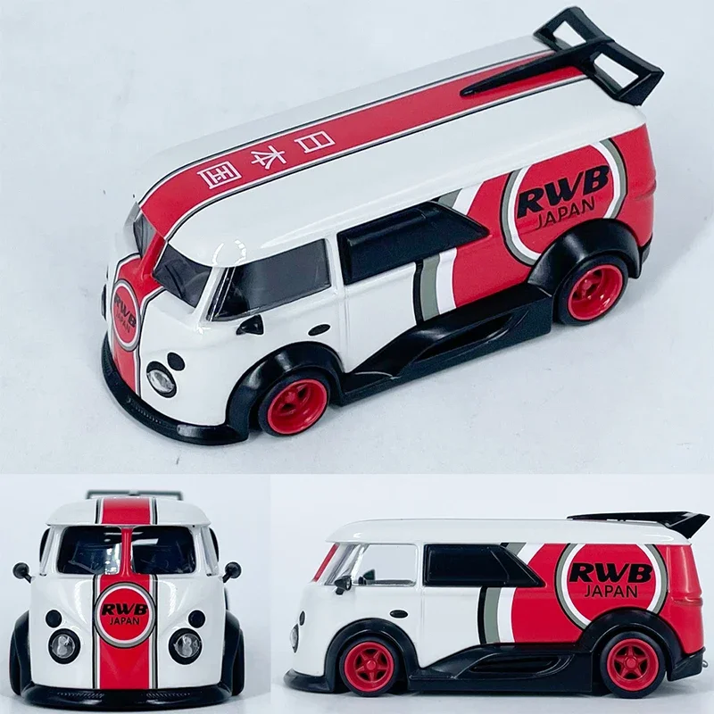 MINIBOX 1:64 Alloy Die Casting Model  T1 Van Germany / Japan / Argentina / Portugal Team Collectibles Commemorate New