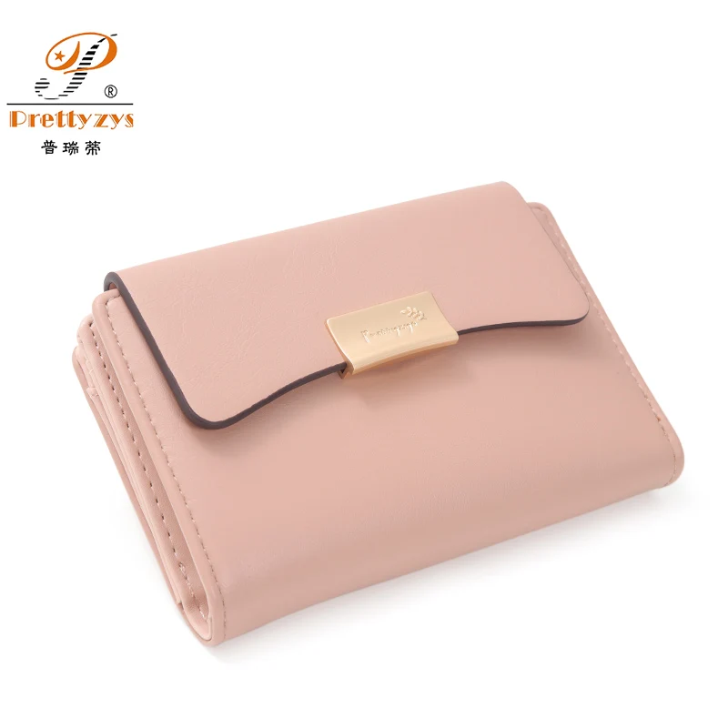 Brand  Medium Wallet High Capacity Female Card Holder Hasp Coin Pocket  Pu Leather Ladies Purse Casual  Women Wallets