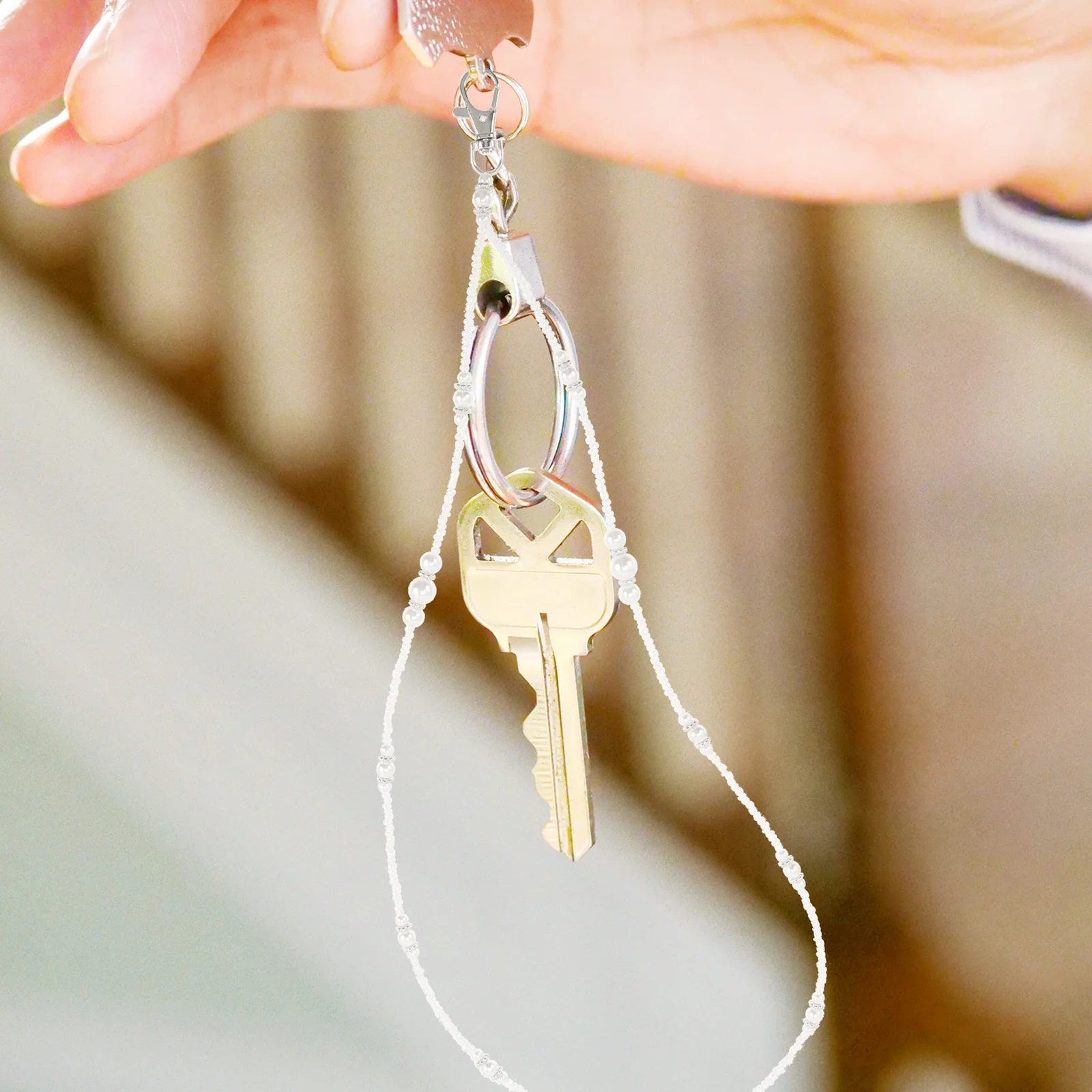 اللؤلؤ الحبل للنساء بطاقات الهوية مفاتيح محافظ سماعات USB النمط الكلاسيكي مطرز اسهم كروز بطاقات السفينة شارة حامل الأشرطة #3