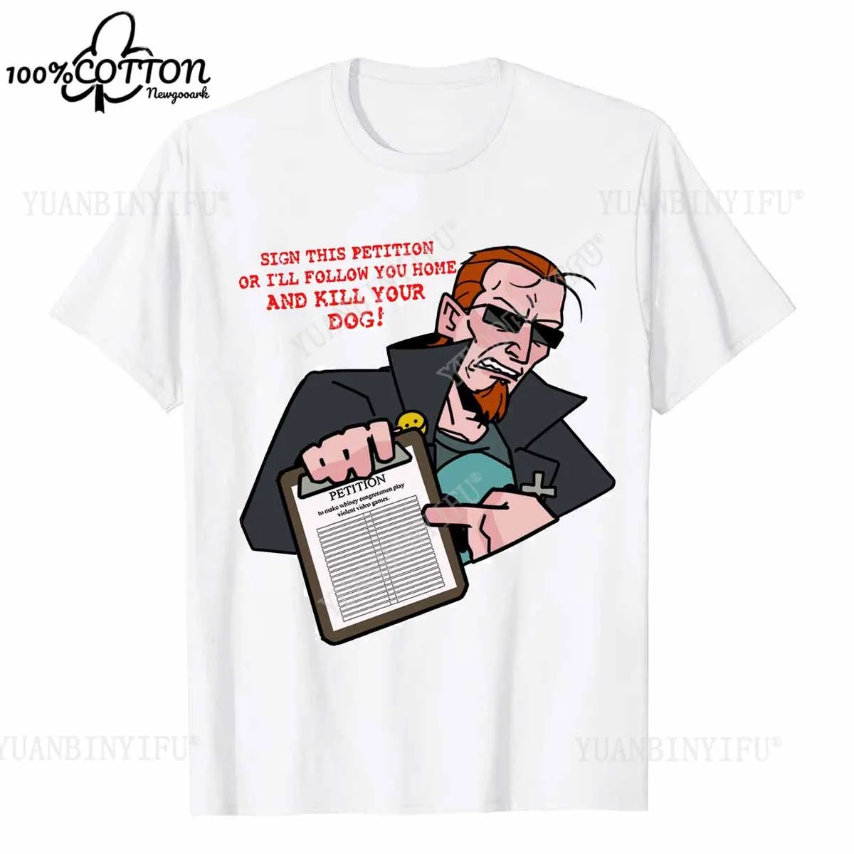 D03 البريد المتأنق 2 الغريبة الجري مع مقص الذهاب تي شيرت البريد المتأنق 100% القطن قميص مقص الذهاب البريدية تي شيرت #1