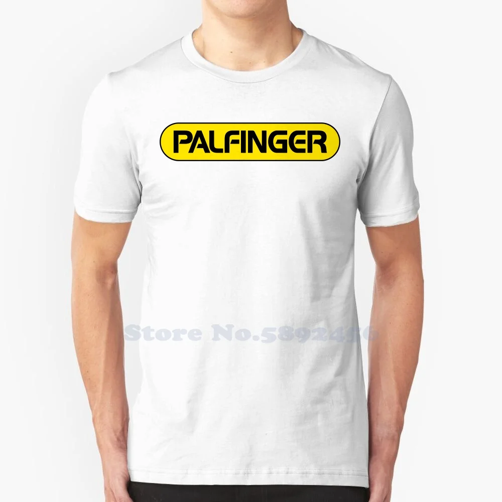 Palfinger Logo Casual T Shirt Top Quality Graphic 100% Cotton Large Size Tees