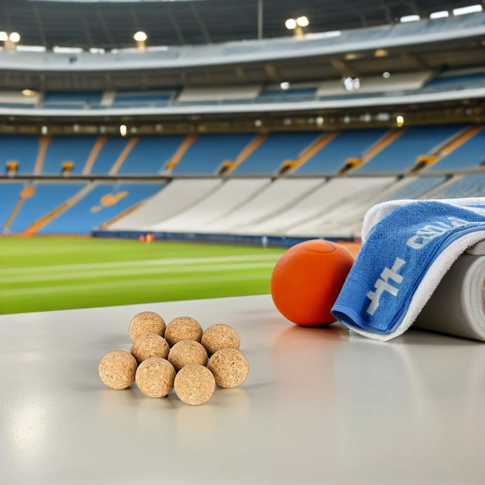 

10pcs Solid Wood Table Soccer Balls Premium Foosball Replacement Accessories for Fussball Game Desktop Sport Equipment