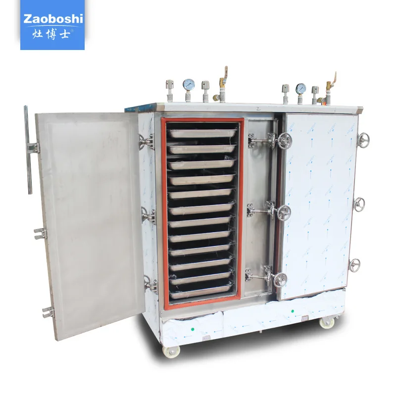 جهاز بخار ذكي ذو 24 وعاءً بالضغط العالي، جهاز بخار للمأكولات البحرية ذو الضغط العالي الموفر للطاقة