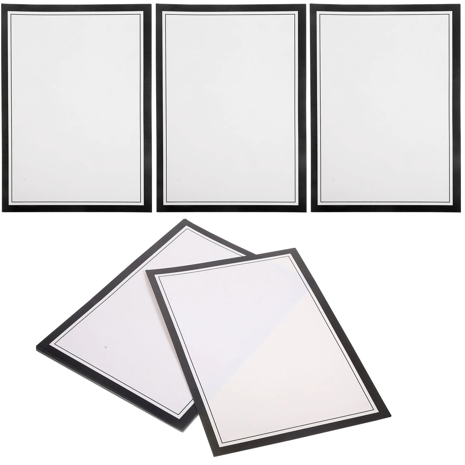 

20 Pcs Thick Art Cardstock Black 230g Kraft Blank Drawing Paper for DIY Greeting Cards Kids Artwork Painting Tools