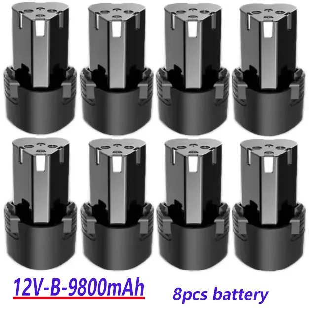 100% vysokokapacitní univerzální dobíjecí baterie 12V 9800mAh pro elektrické nářadí, elektrický šroubovák - náhled 6