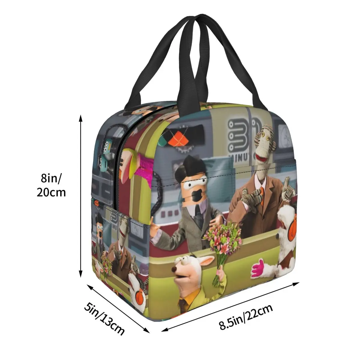 31 دقيقة تشيلي كوميديا معزول أكياس الغداء قدرة عالية الكرتون حاوية الغداء حقيبة حرارية حمل علب الاغذية كلية السفر #6